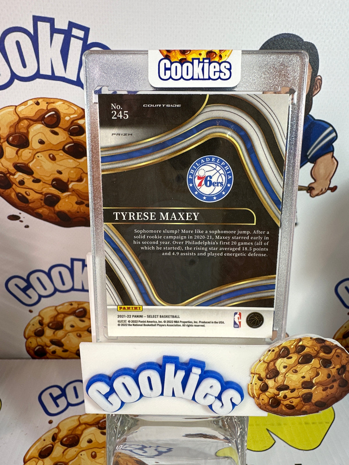 2021 Select TYRESE MAXEY Courtside Cosmic Case Hit Sixers
