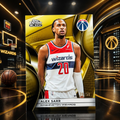 2025 Topps Chrome Black ALEX SARR Gold /50 Wizards