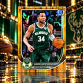 2025 Bowman Chrome GIANNIS ANTETOKOUNMPO Floorboard Refractor /125 Bucks