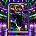 2025 Topps Chrome Update GIANNIS ANTETOKOUNMPO Purple Basketball /75 Bucks