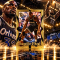 1995 Topps SHAQUILLE O'NEAL Golden Idols Embossed Magic