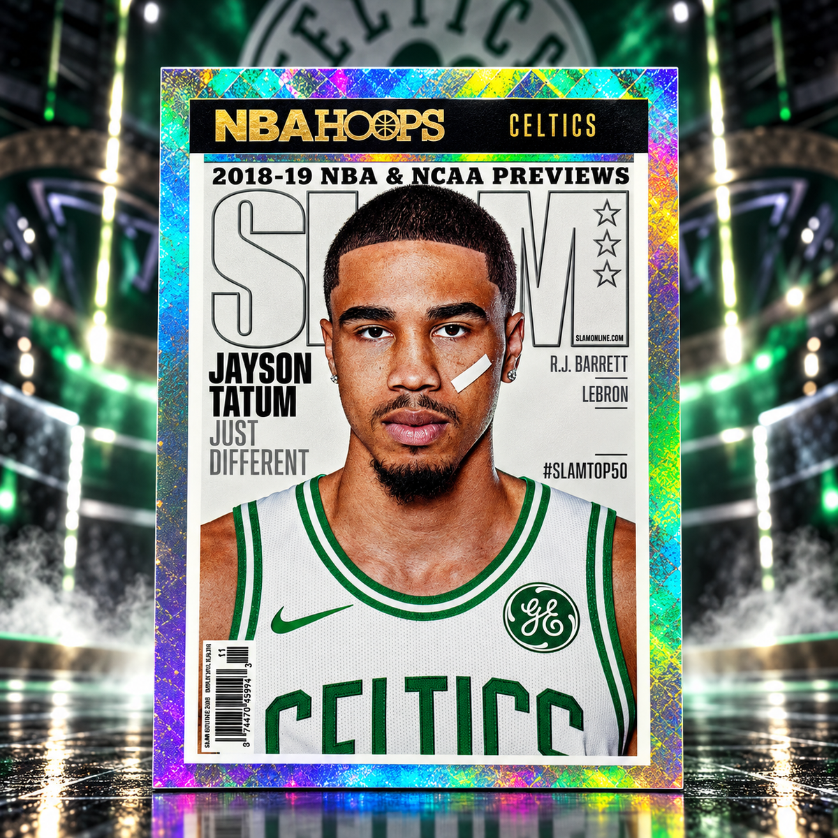 2021 Hoops JAYSON TATUM SLAM Holo Short Print Celtics