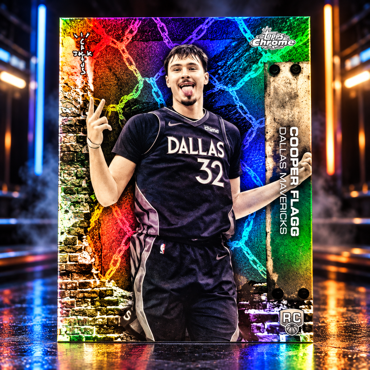 2025 Cactus Jack COOPER FLAGG True Rookie Refractor Mavericks