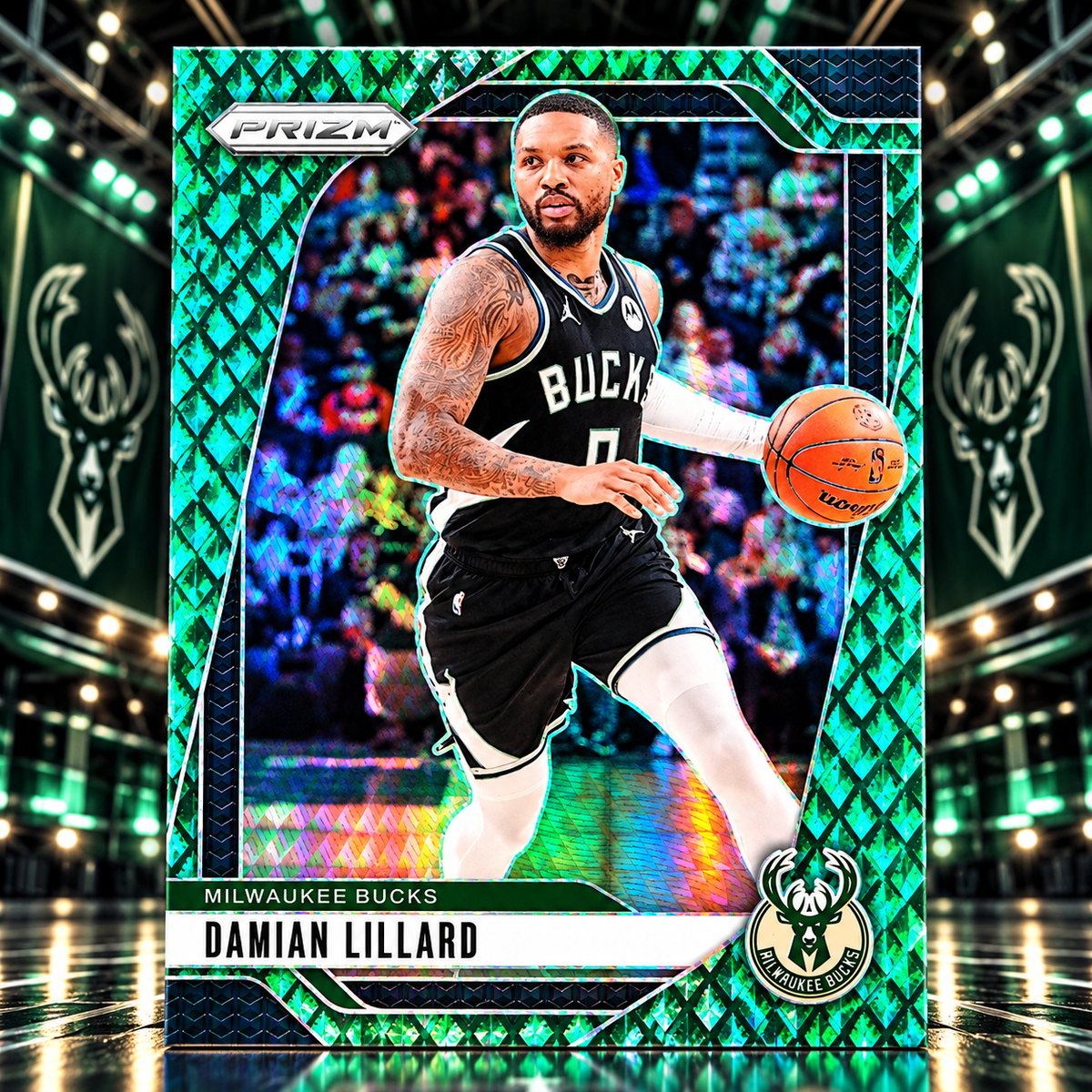 2024 Prizm DAMIAN LILLARD Dragon Scale /48 Bucks