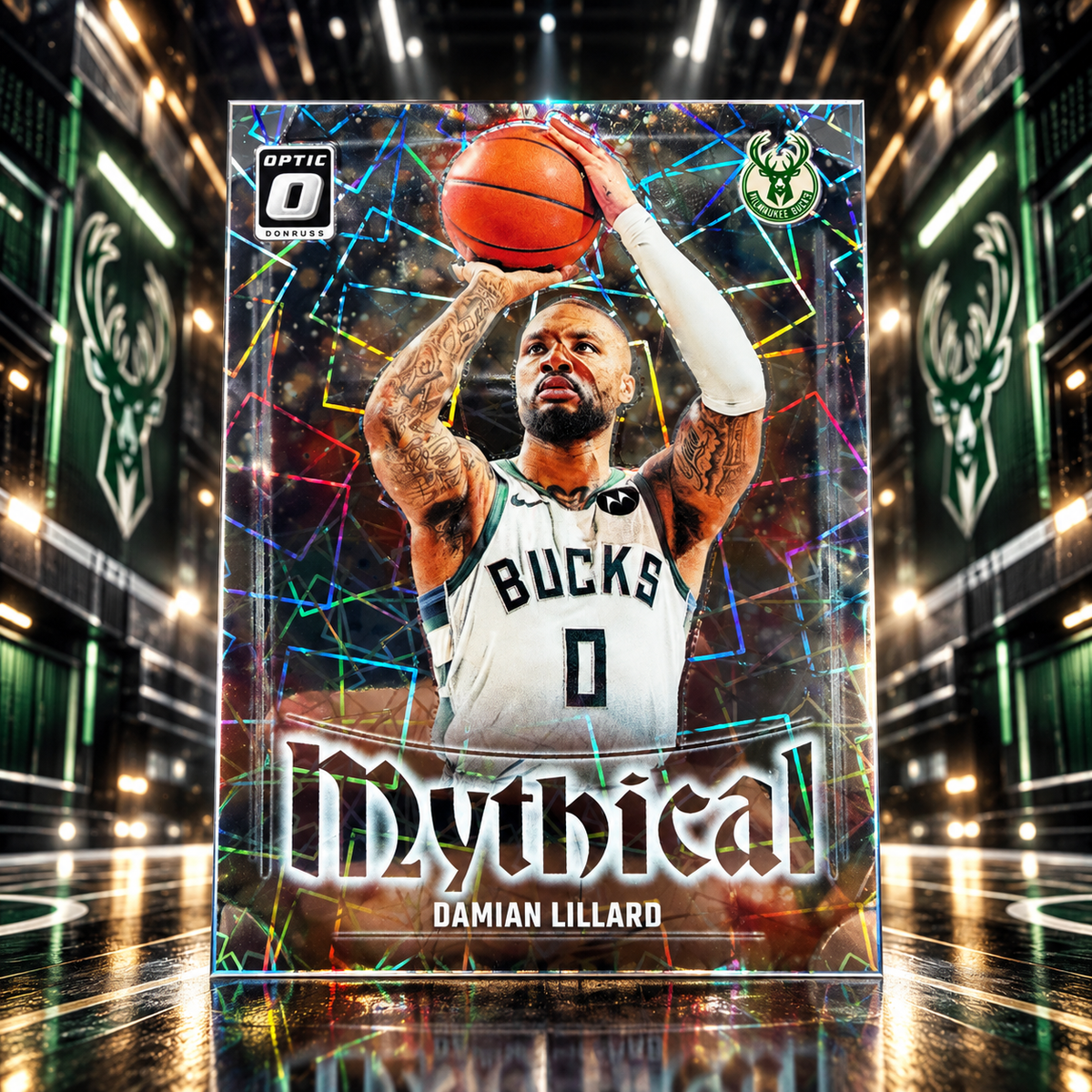 2024 Donruss Optic DAMIAN LILLARD Mythical SSP Bucks