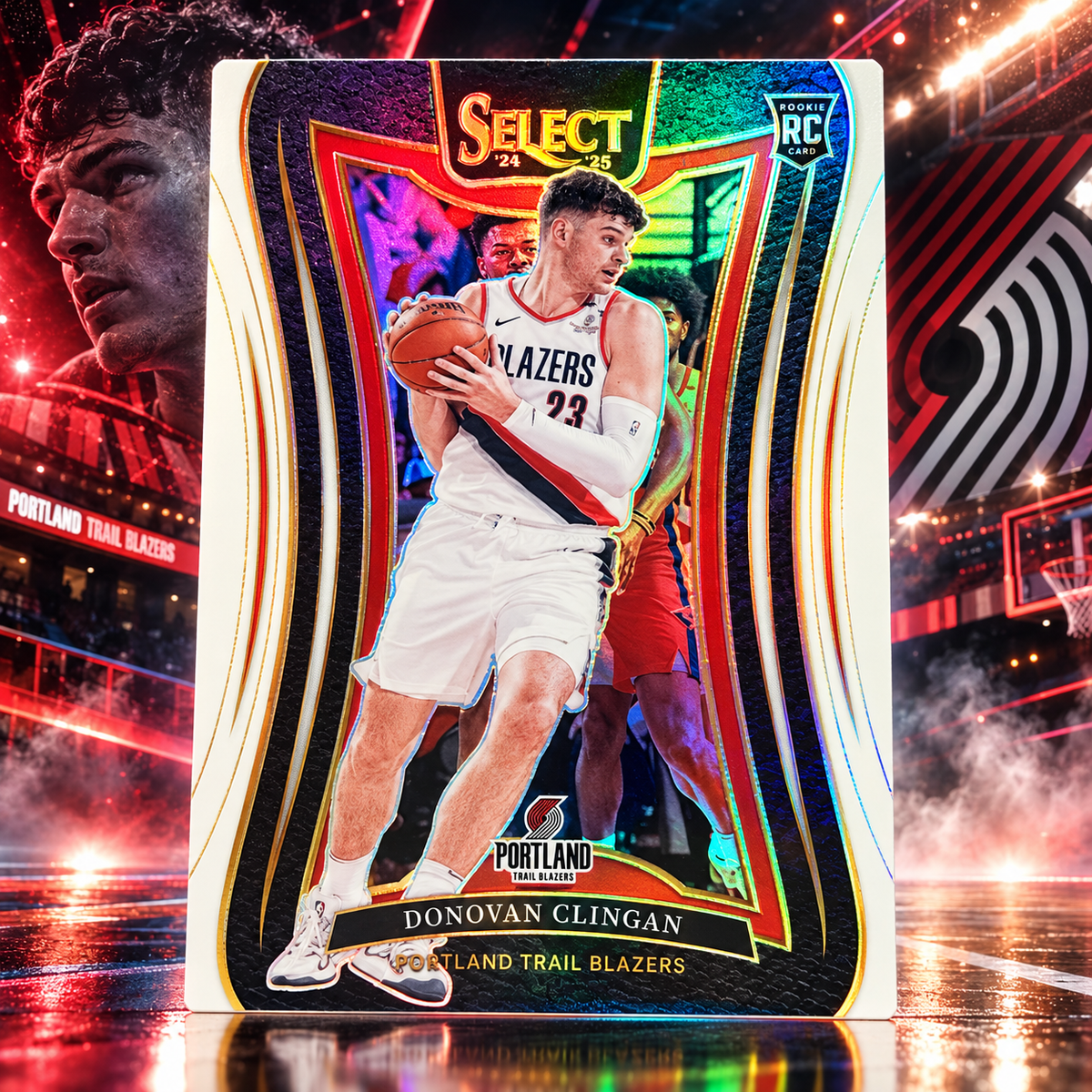 2023 Select DONOVAN CLINGAN Mezzanine White Rookies /125 Blazers ©