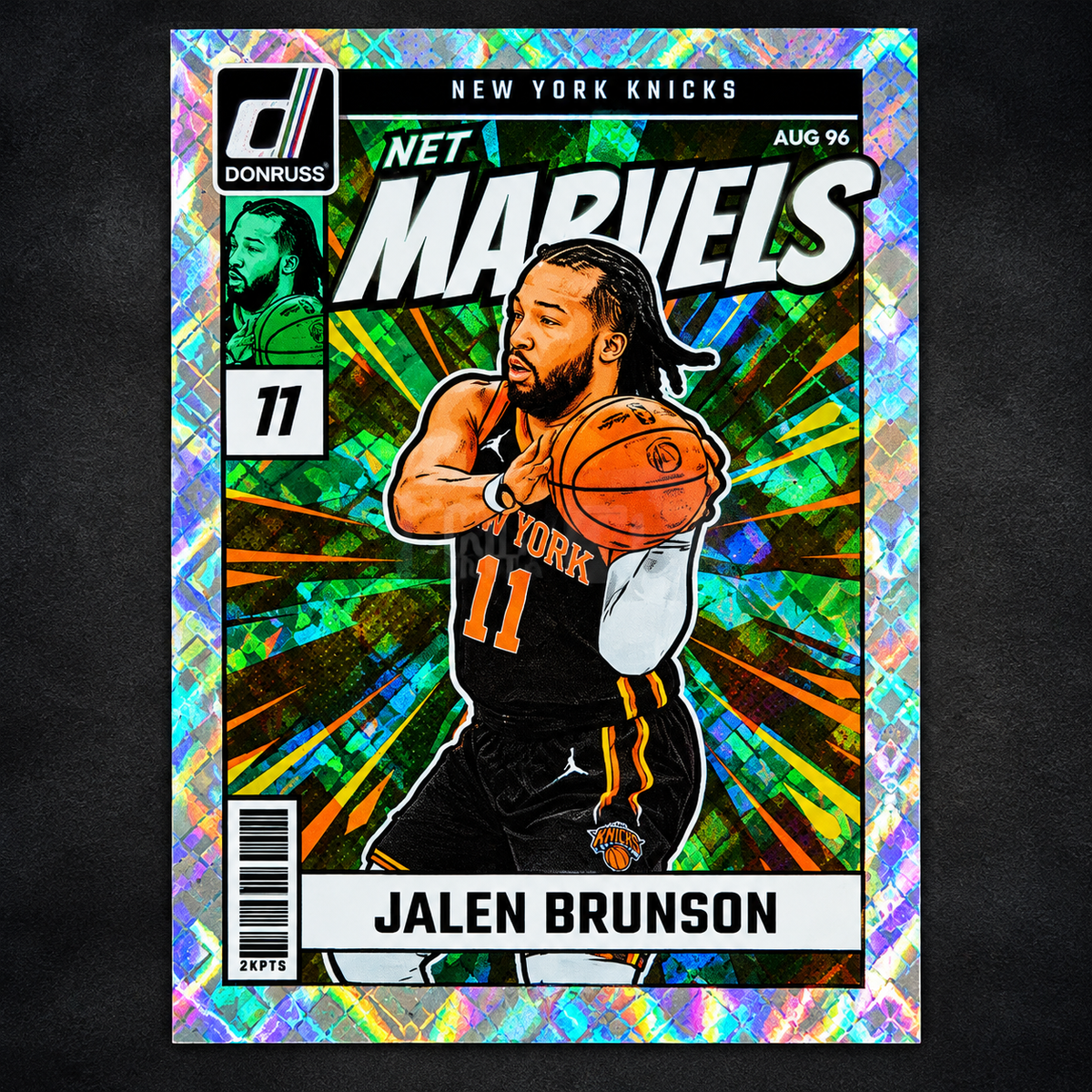 2024 Donruss JALEN BRUNSON Net Marvels Diamond SP Knicks