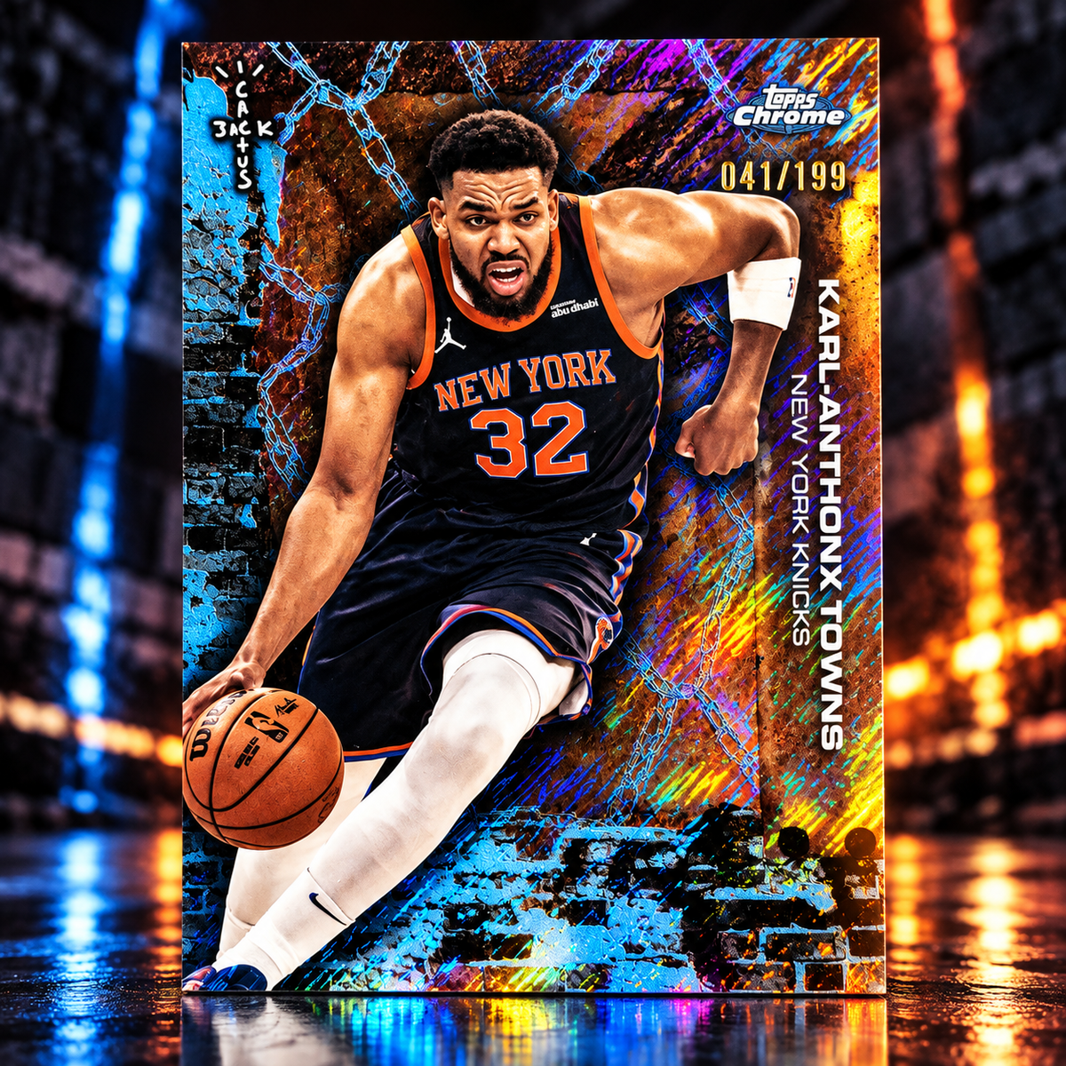 2025 Topps Cactus Jack KARL-ANTHONY TOWNS Shommer /199 Knicks