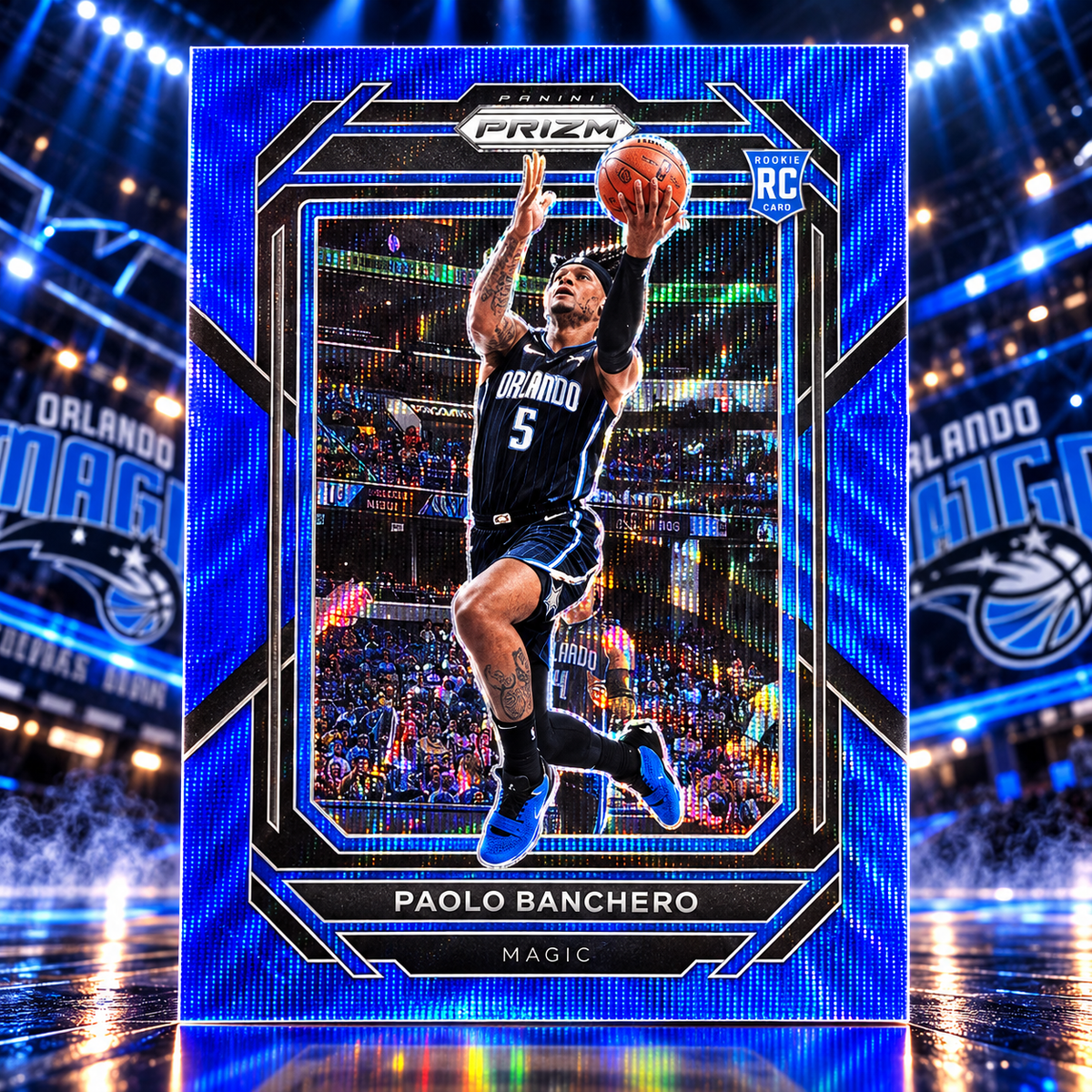 2022 Prizm PAOLO BANCHERO True Rookie Blue Wave Magic (C)