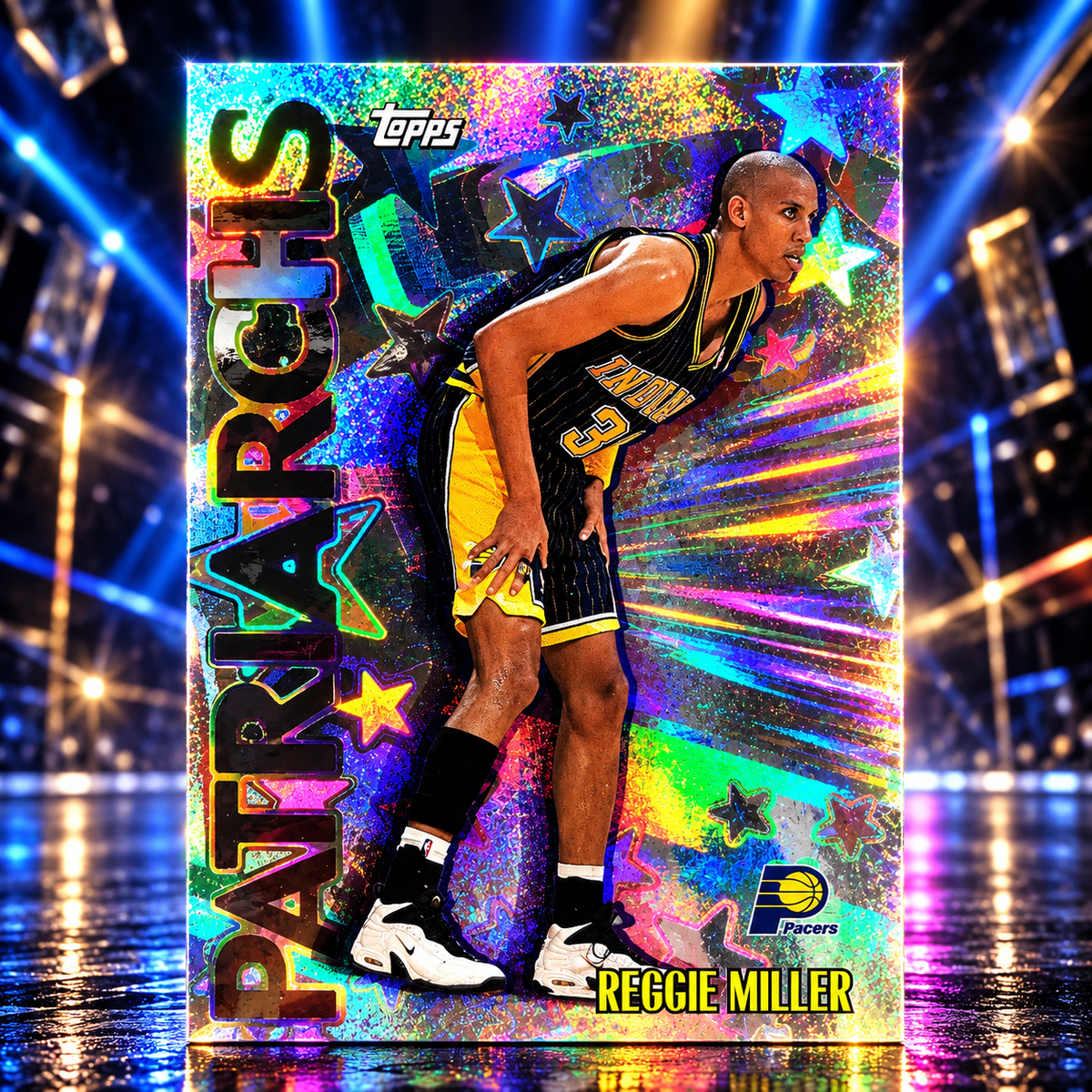 1999 Topps REGGIE MILLER Patriarchs Refractor Pacers