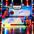 2025 Hoops MURRAY-BOYLES / ESSENGUE Dual Rookie Auto Refractor Bulls Raptors