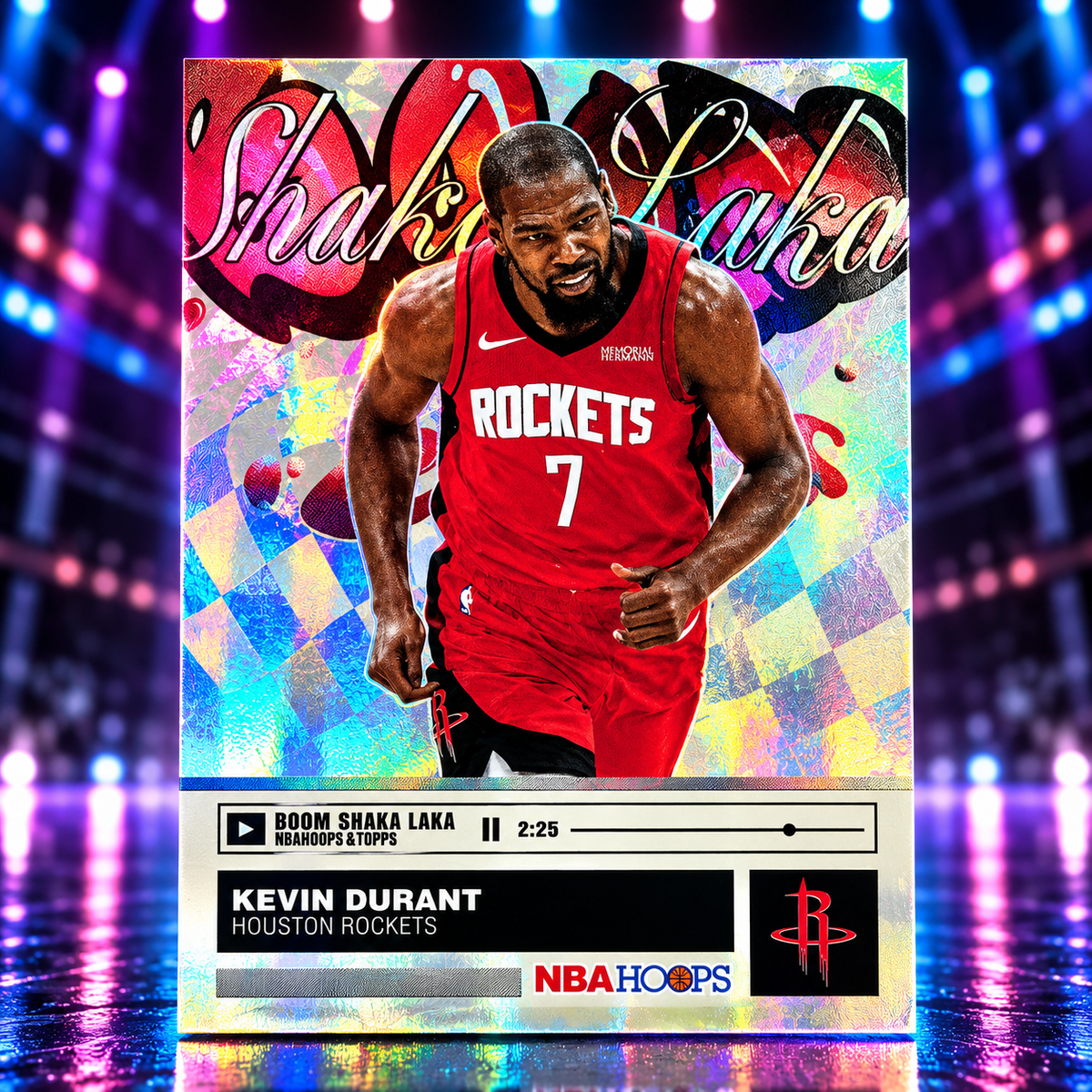 2025 Hoops KEVIN DURANT Boom Shaka Laka SSP Rockets