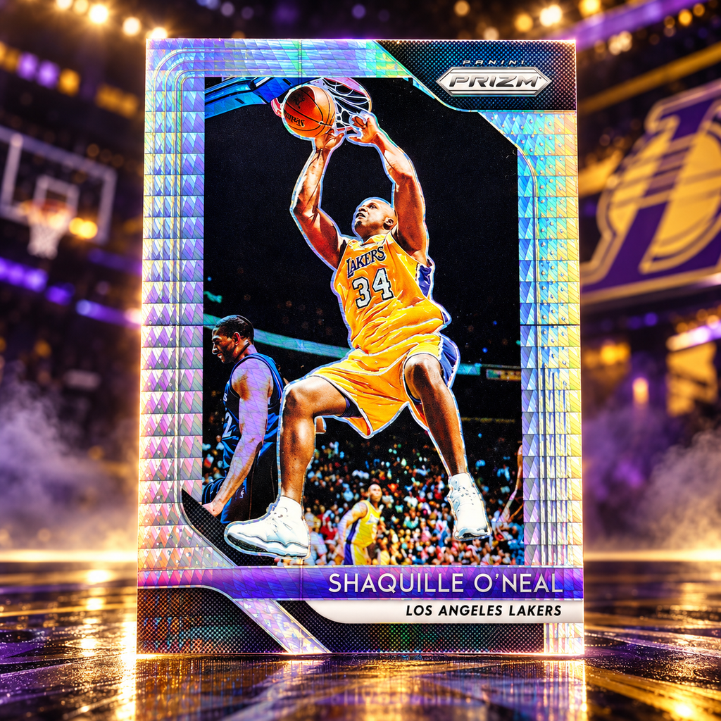 2018 Prizm SHAQUILLE O'NEAL Hyper #35 Lakers