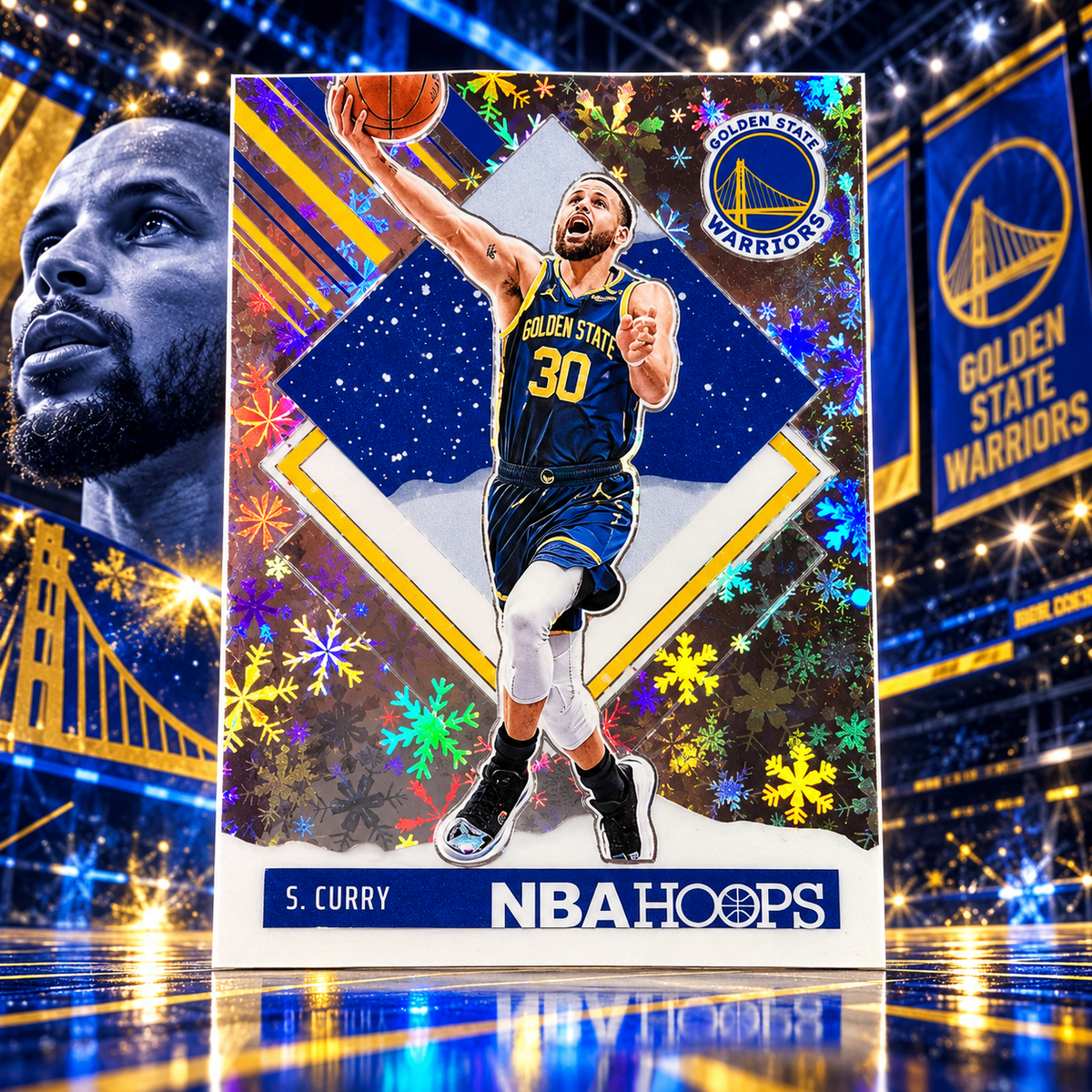 2024 Hoops STEPHEN CURRY Tribute Premium Winter Prizm Warriors