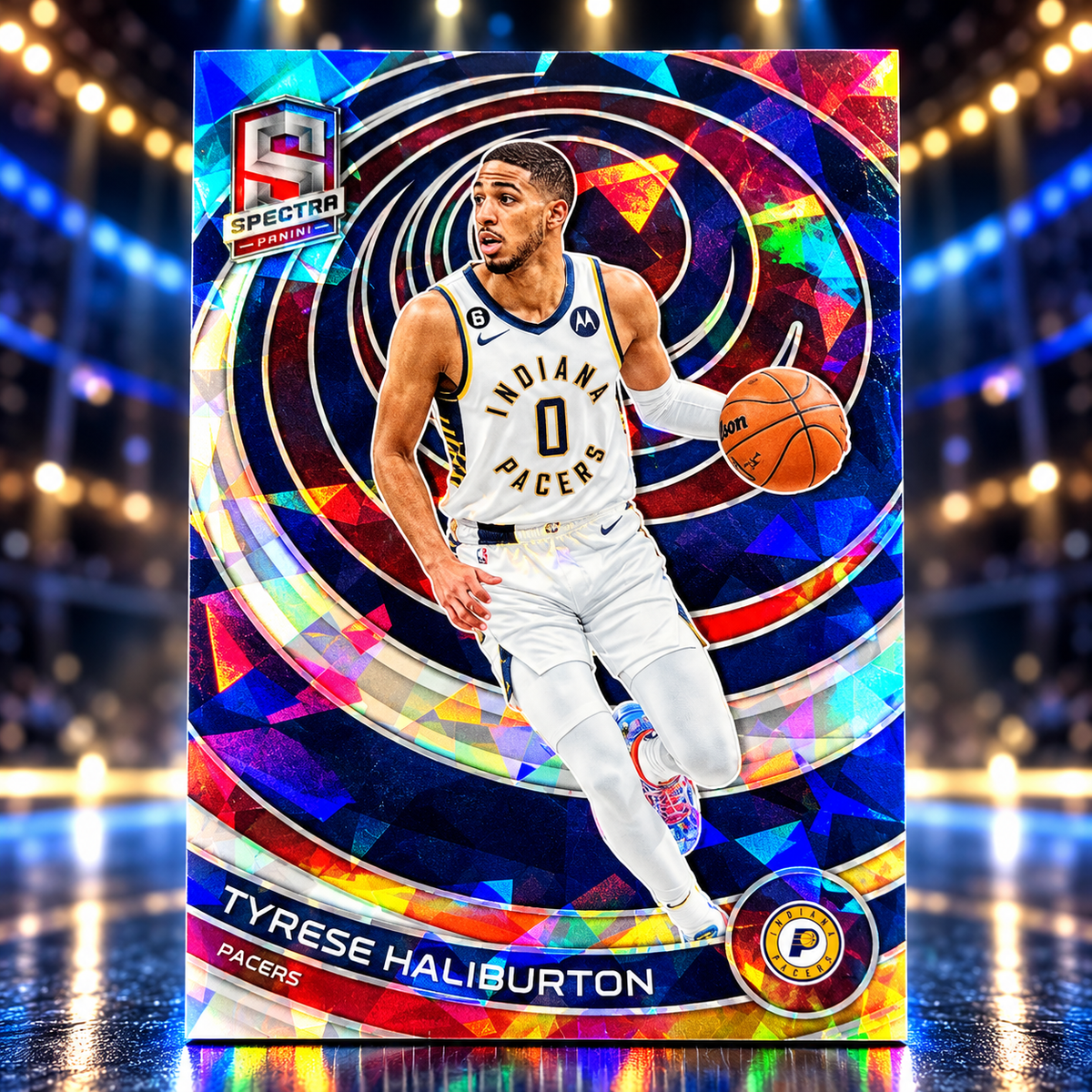 2022 Spectra TYRESE HALIBURTON Astral /49 Pacers
