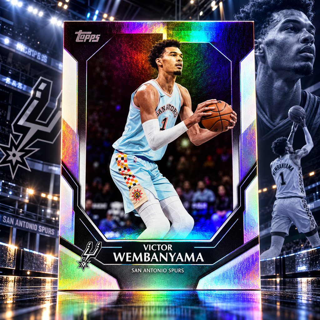2025 Topps VICTOR WEMBANYAMA Collectors Kit Refractor #NBA-7 Spurs