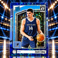 2024 Donruss Optic ZACH EDEY Rated Rookie Blue Fast Break /49 Colour Match Grizzlies