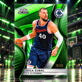 2025 Topps Chrome Black IVICA ZUBAC Green 39/99 Clippers