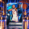 2025 Topps Chrome Black JALEN BRUNSON Blue Refractor /150 Knicks