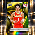 2025 Topps Chrome Black JALEN JOHNSON Gold /50 Hawks