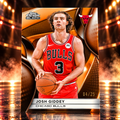 2025 Topps Chrome Black JOSH GIDDEY Orange Refractor /25 Bulls