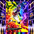 2025 Topps Resurgence JUSTIN JEFFERSON Circuit Breakers Yellow Surge /225 Vikings