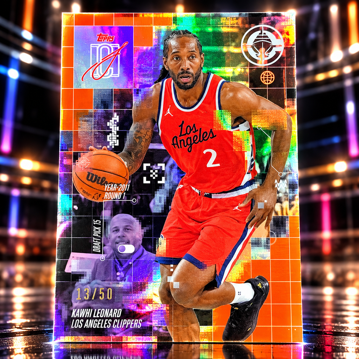 2025 Topps Signature Class KAWHI LEONARD After Image /50 Clippers