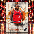 2025 Topps Motif KAWHI LEONARD Orange Cadmium /25 Clippers