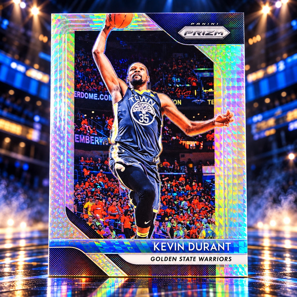 2018 Prizm KEVIN DURANT Hyper Prizm #252 Warriors