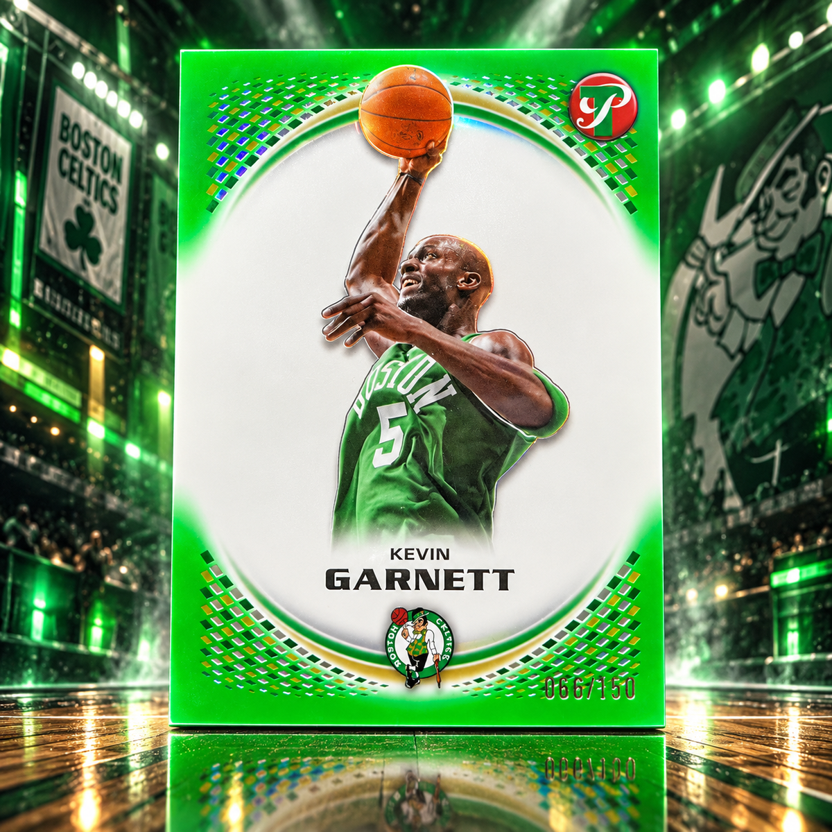 2025 Topps Pristine KEVIN GARNETT Green /150 Colour Match Celtics