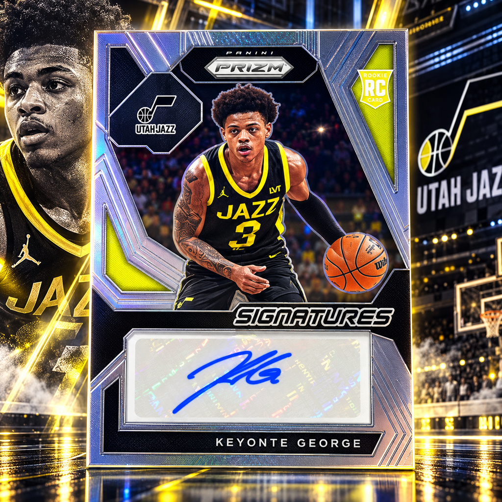 2023 Prizm KEYONTE GEORGE Signatures Rookie Auto Jazz ©
