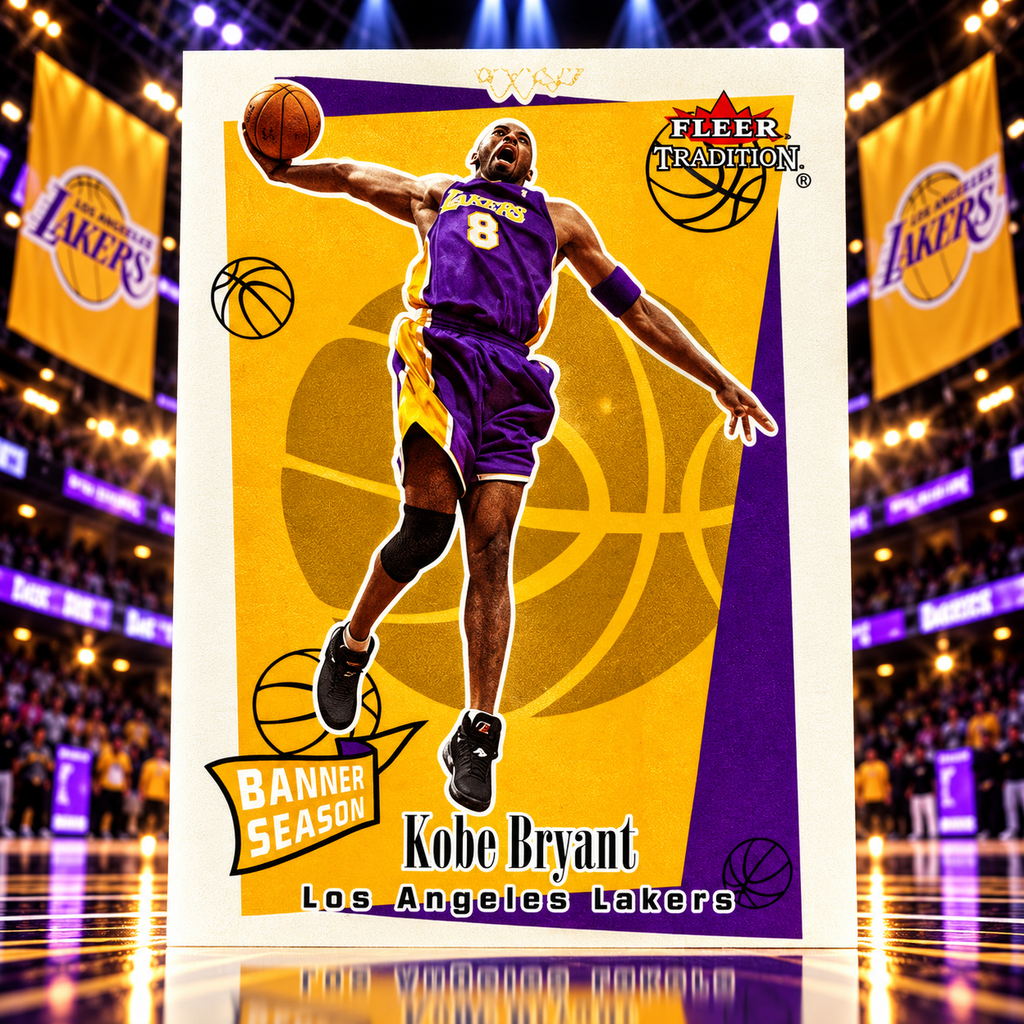 2003 Fleer KOBE BRYANT Banner Season Lakers