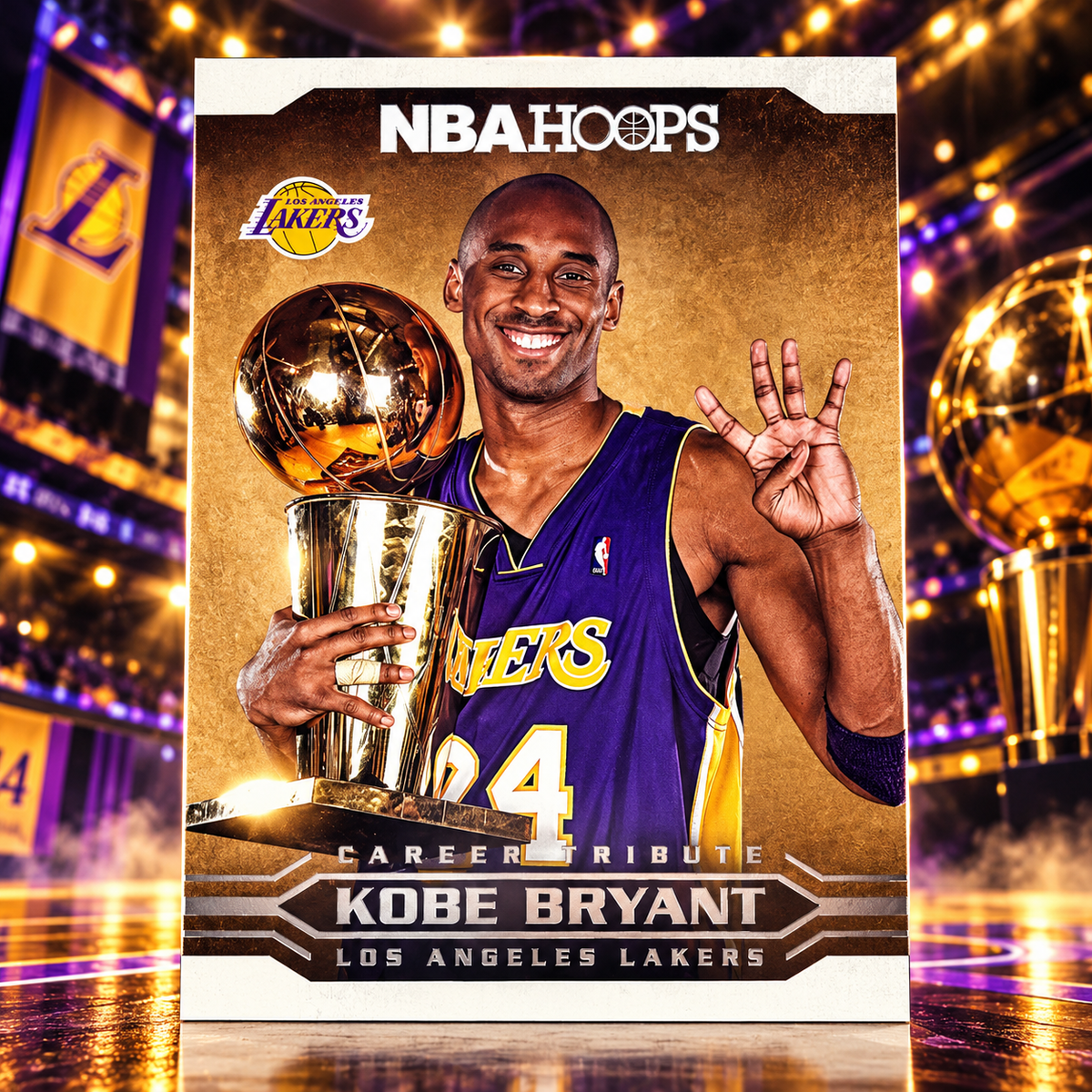 2017 Hoops KOBE BRYANT Career Tribute #293 Lakers