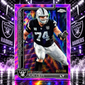 2025 Topps Chrome KOLTON MILLER Pink Wave /250 Raiders