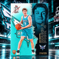 2025 Topps Signature Class KON KNUEPPEL Rookie Teal /225 Hornets