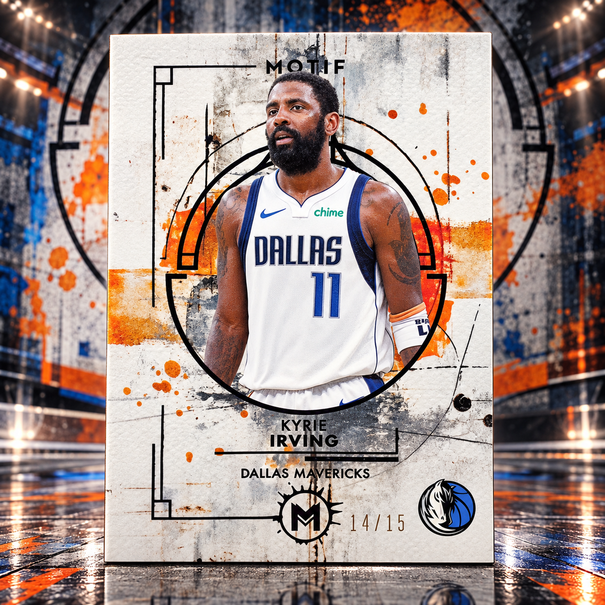 2025 Topps Motif KYRIE IRVING Majesty Purple /15 Mavericks