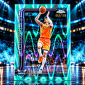 2025 Topps Chrome Update LaMELO BALL Aqua Ray Wave /199 Hornets