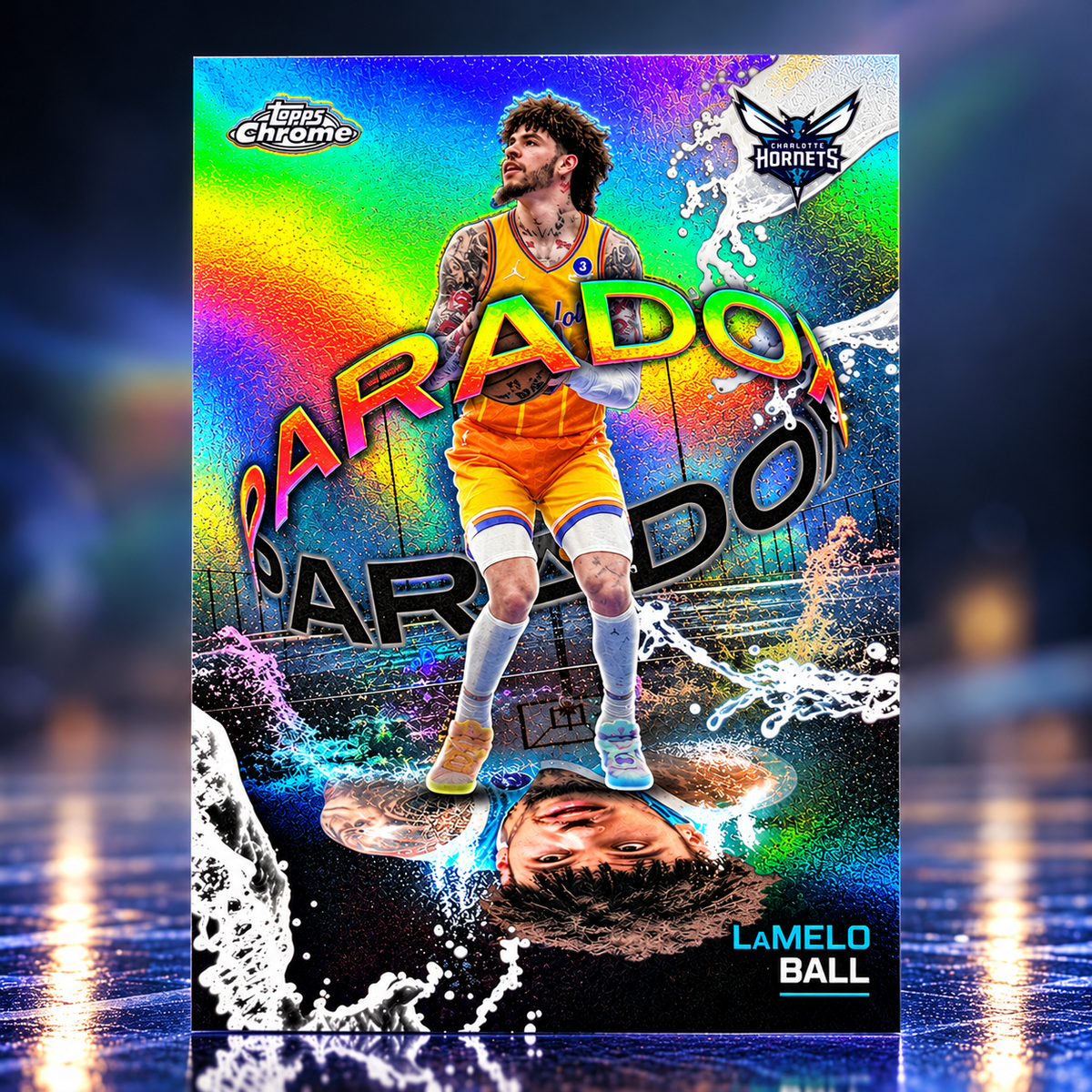 2025 Topps Chrome Update LaMELO BALL Paradox SSP Hornets