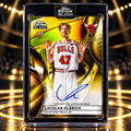 2025 Topps Chrome Black LACHLAN OLBRICH Gold Auto /50 On Card Bulls