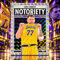2024 Mosaic LUKA DONCIC Notoriety Silver Mosaic Lakers