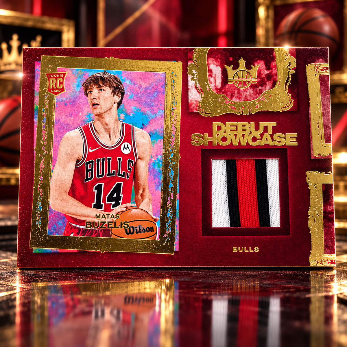 2024 Crown Royale MATAS BUZELIS Debut Showcase Rookie Patch Bulls