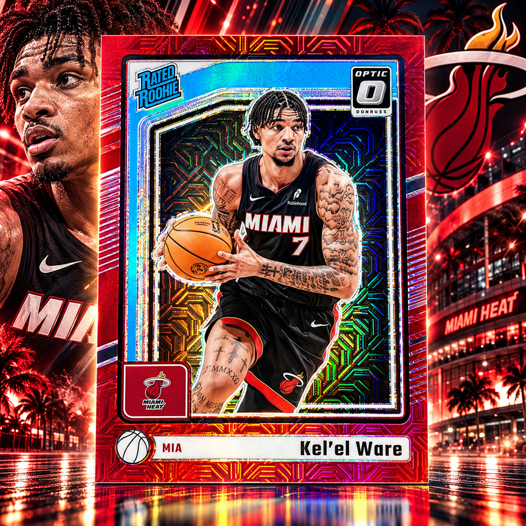 2024 Donruss Optic KEL'EL WARE Rated Rookie Choice Red /88 Heat ©