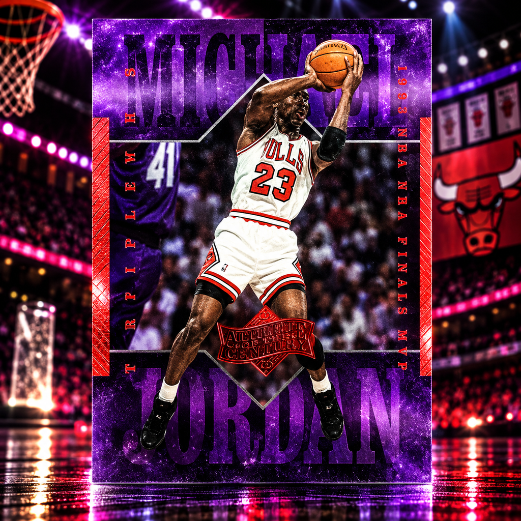 1999 Upper Deck MICHAEL JORDAN Athlete of the Century #66
