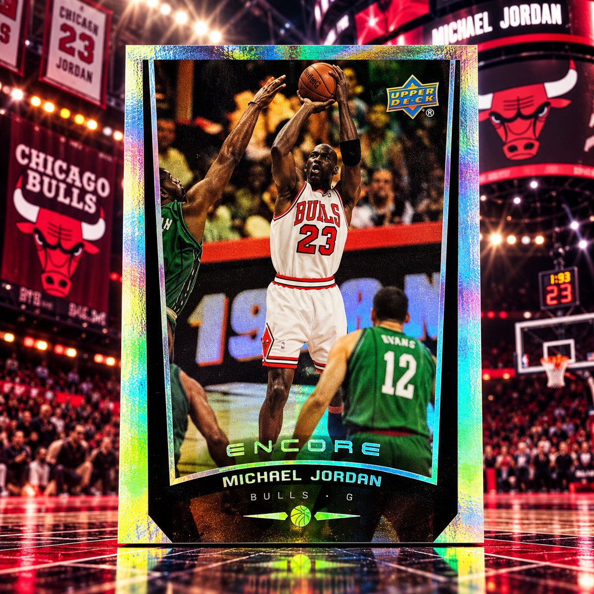 1999 Upper Deck MICHAEL JORDAN Encore Refractor #93 Bulls
