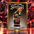 1996 Topps Finest MICHAEL JORDAN Sterling With Protectve Coating Bulls