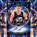 2025 Topps Midnight WALKER KESSLER Stroke of Midnight Winter Solstice Auto /35 Jazz