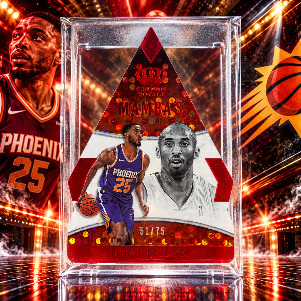 2018 Crown Royale MIKAL BRIDGES Mambas Choice Rookie Die Cut Red /75 Suns ©