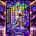2025 Topps Chrome Update JOHN STOCKTON Clutch Gene Purple Geometric 21/75 Jazz