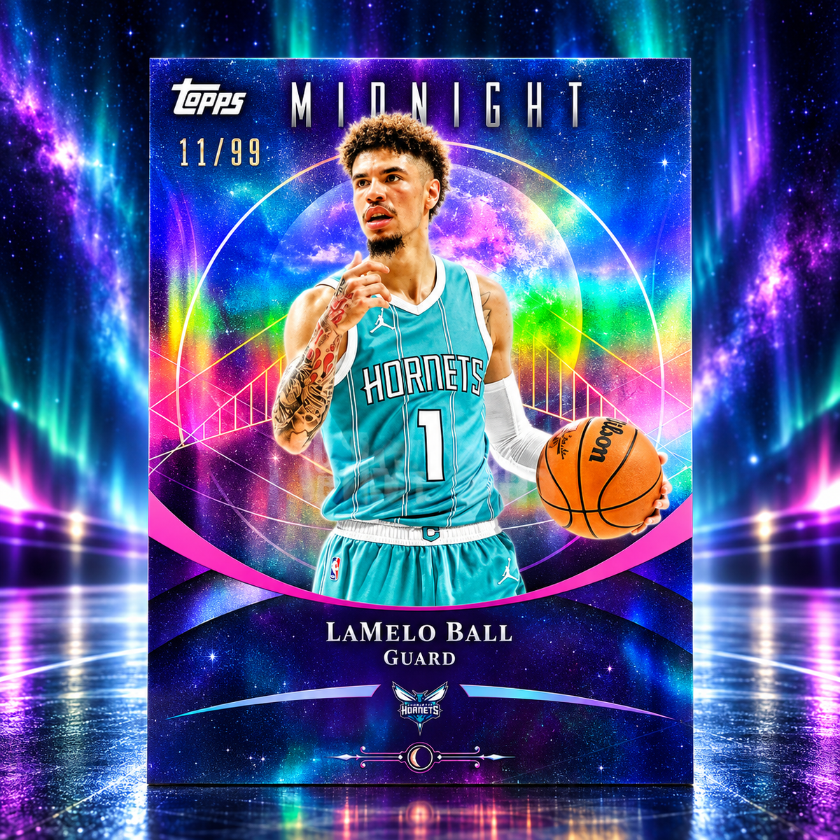2025 Topps Midnight LaMELO BALL Twilight /99 Hornets