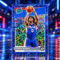 2020 Donruss Optic TYRESE MAXEY Rated Rookie Blue Velocity